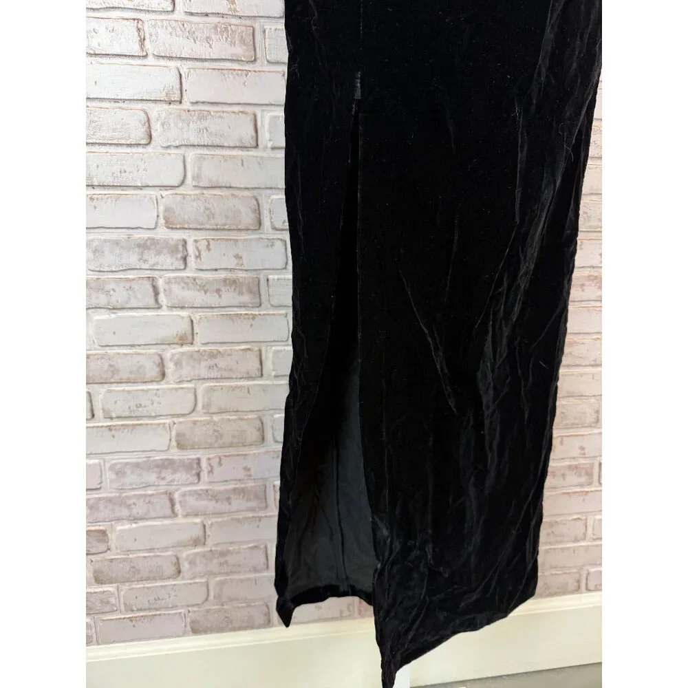 Jessica McClintock for Gunne Sax Dress, Black/gold, 8, Used - Excellent - Picture 4 of 7